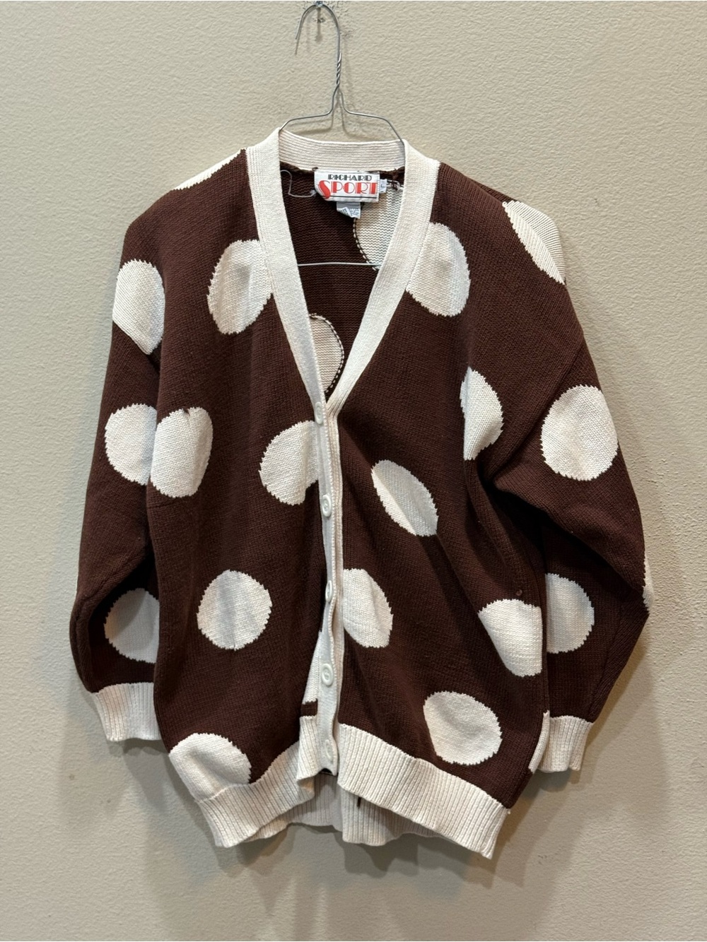 Vintage Richard Sport Polka Dot Women’s Sweater